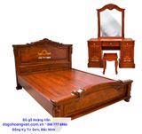 Bộ Giường Ngủ Đầu Mái Vòm GN59