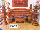 SẬP THỜ BÀN CƠM ĐỤC TỨ LINH |ĐỒ GỖ ĐỒNG KỴ - ST151