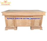 Bàn làm việc gỗ tự nhiên - Kết hợp hoàn hảo giữa thẩm mỹ và chất lượng  BGĐ74