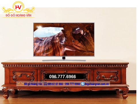 Mẫu kệ tivi phong cách tân cổ điển đẹp | Đồ Gỗ HOÀNG VÂN K95