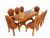 Mẫu bàn ghế ăn đơn giản gỗ hương đẹp BA04
