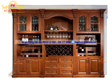 Nhận Thiết Kế Thi công tủ rượu theo yêu cầu gỗ hương , gụ  TG34
