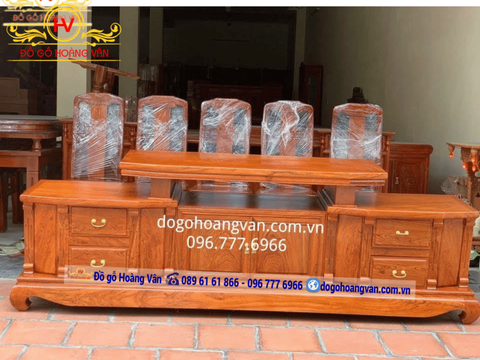 Mẫu kệ tivi thiết kế mái đẹp | Đồ Gỗ HOÀNG VÂN K94