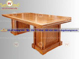 Mẫu Bàn làm việc trơn không đục trạm gỗ hương   BGĐ93