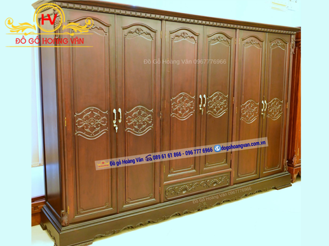 TỦ ÁO BỀN VĨNH CỬU GỖ HƯƠNG , GỤ  TA194