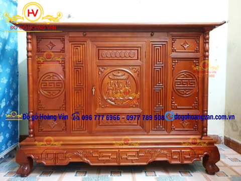 Tủ Thờ Gỗ Hương , Gụ  Đẹp   TT23