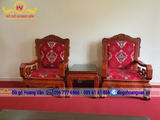Bàn ghế phòng khánh tiết , Ghế chủ toạ gỗ tự nhiên GKT19
