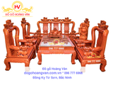 BG77 Bộ ghế minh quốc nghê đỉnh cột 12cm giá rẻ