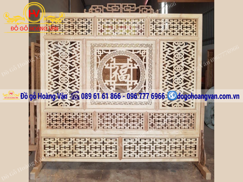 BÌNH PHONG GỖ VÁCH NGĂN  BP22