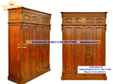 TỦ ÁO GỖ HƯƠNG , GÕ ĐẸP  TA198