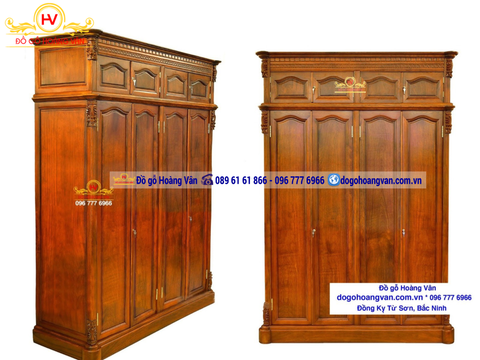 TỦ ÁO GỖ HƯƠNG , GÕ ĐẸP  TA198