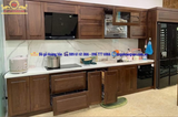 Đồ Gỗ Hoàng Vân thiết kế tủ bếp theo yêu cầu  TB50