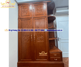 Tủ quần áo 2 tầng kiêm kệ để đồ   TA135