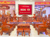 Bộ Ghế Hoàng Gia Tân Cổ Điển Nguyên Khối dầy 10cm BG174