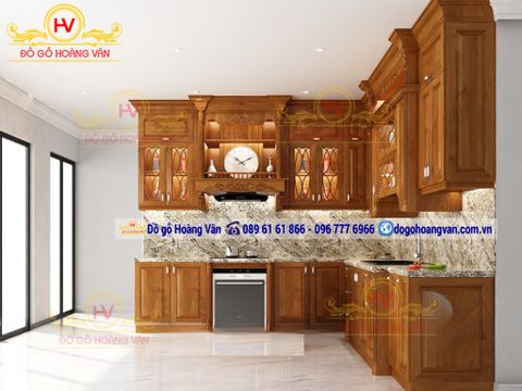 Mẫu Tủ Bếp  Phù hợp Cho các biệt thự TB11