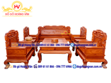 Bộ bàn ghế phòng khách sang trọng đơn giản gỗ hương LÀO BG28