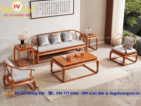 Bộ Ghế Kết Hợp phòng khách . Phòng Trà gỗ tự nhiên  BG203