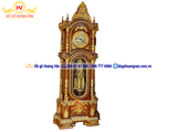 Đồng Hồ Cây Từ Trụ Đục Trạm Dát Vàng Cực Kỳ Hoành Tráng DH39