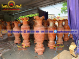 Lọ Lộc Bình Gỗ tự nhiên NGUYÊN KHỐI LB24