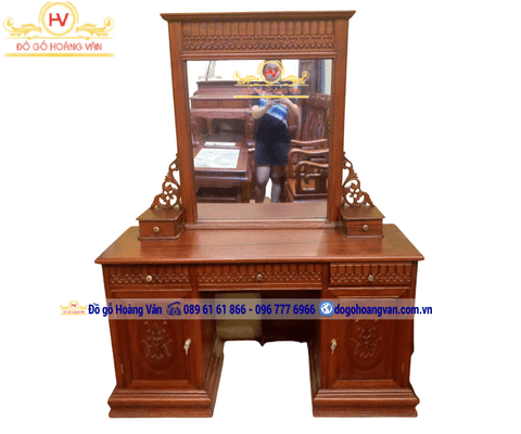 Mẫu bàn trang điểm đơn giản nhất gỗ hương  BTĐ90
