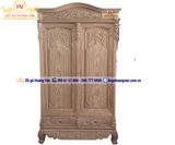 Mẫu Tủ áo 2 buồng 2 cánh đơn giản đẹp  TA95