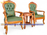 Bộ ghế phòng khánh tiết bằng gỗ gõ tự nhiên  GKT36