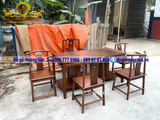 Bộ ghế uống trà gỗ dễ vệ sinh BGT27
