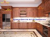 Mẫu Tủ Bếp Phong cách châu âu cổ điển  TB33