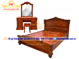 COMBOR giường ngủ bàn phấn gỗ đẹp GN112