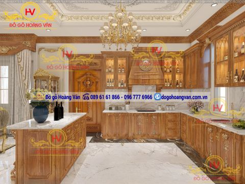 Mẫu Tủ Bếp đẹp sang trọng  TB12