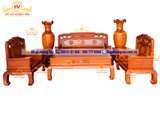 Bộ Bàn Ghế SOFA Triện Tranh Đẹp 6 Món  BG185