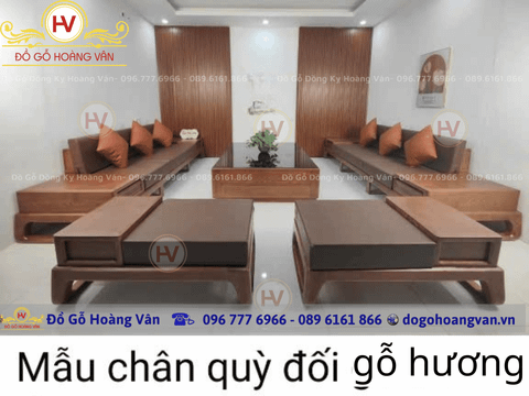 Sofa gỗ tự nhiên – Độ bền vượt trội, thiết kế tinh tế  HĐ32