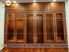 TỦ ÁO ÂM TƯỜNG THIẾT KẾ HIỆN ĐẠI GỖ HƯƠNG  TA199