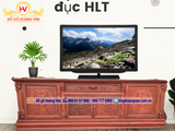 Mẫu Kệ Tivi Đục Trạm  | Đồ Gỗ HOÀNG VÂN K81