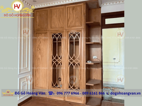 Tủ áo gỗ tự nhiên bền đẹp  TA203