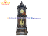 Mẫu Đồng Hồ Cây Gỗ Mun Hoa Đẹp  DH49