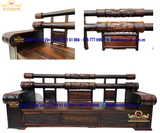 Bộ ghế tời pháo gỗ mun LÀO, bộ ghế gỗ mun hiện đại BG169