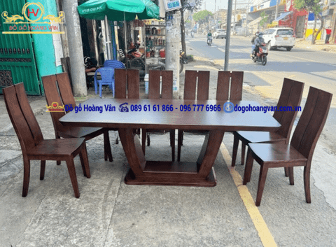 99+ Mẫu Bàn Ăn Gỗ Hiện Đại Đẹp Giá Rẻ  2025- BA76