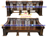 Bộ ghế tời Thượng Hải gỗ mun LÀO, bộ ghế gỗ mun hiện đại BG170