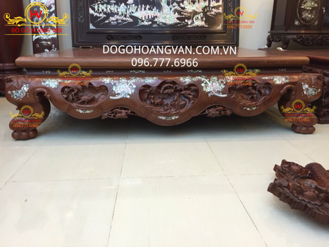 Mẫu Sập Nằm khảm trai kết hợp đục trạm  SG55