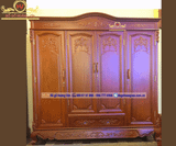 Mẫu Tủ áo 3 buồng 4 cánh Đẹp TA86