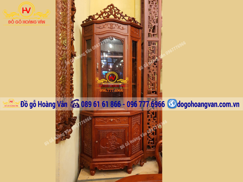 TỦ GÓC PHÒNG KHÁCH SANG TRỌNG ĐẸP MÊ MẨN  TG56