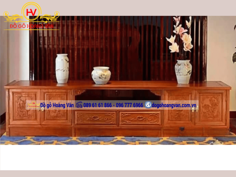 Mẫu kệ tivi thiết kế độc đáo   | Đồ Gỗ HOÀNG VÂN K103