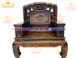 Mẫu bàn ghế gỗ mun hoa đẹp, bộ sofa vịt BG171