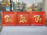 tranh gỗ  Phúc- Lộc- Thọ đẹp  T64
