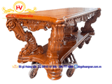 Mẫu bàn ăn tân cổ điển hoành tráng - BA69