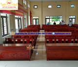 Bàn Họp Hội Trường , Bàn quầy hội trường gỗ hương , gõ BGĐ35