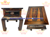 Mẫu bàn ghế gỗ mun hoa đẹp, bộ sofa vịt BG171