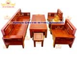 Mẫu bộ ghế  sofa trơn  gỗ hương  BG176