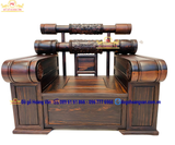 Bộ ghế tời pháo gỗ mun LÀO, bộ ghế gỗ mun hiện đại BG169